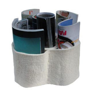 Tijdschrifthouder Kanchi white